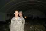 Morberg and SSG Winn; that's Morberg at Camp Beuhring,